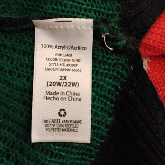 HOLIDAY TIME Christmas Tunic!! New With Tags!!!! Just in time for the holidays!! - Picture 4 of 5